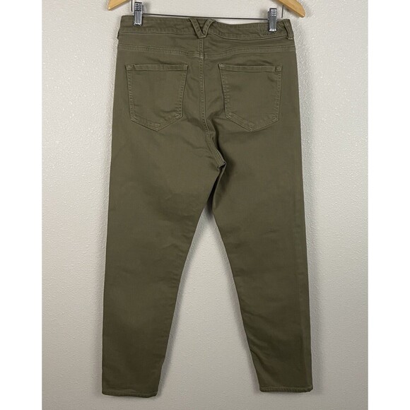 Mountain Hardwear Womens 8 Green Twill Ankle Jean Pant - Picture 2 of 5